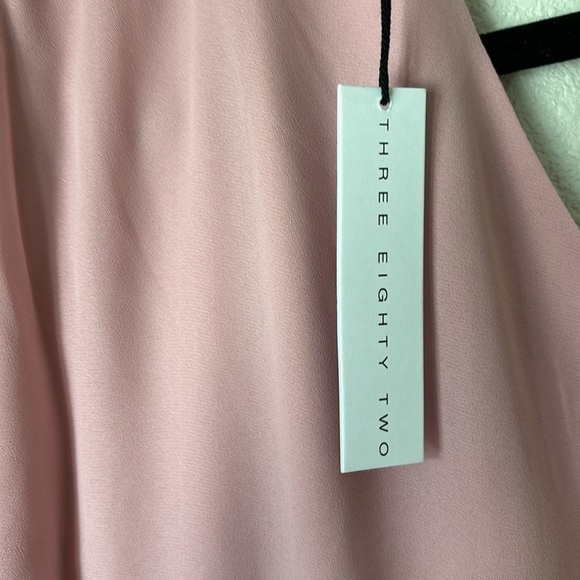 Three Eighty Two Pink One Shoulder Mini Dress Small - Picture 9 of 9